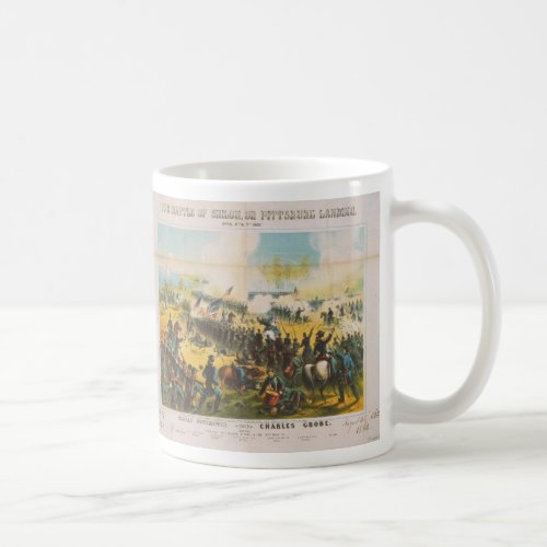 The Civil War Battle of Shiloh Pittsburg Landing Coffee Mug