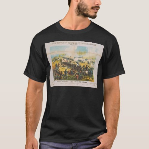 The Civil War Battle of Shiloh Pittsburg Landing T_Shirt