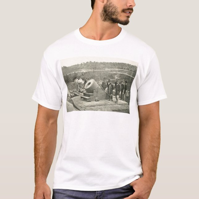 The Civil War Dictator Siege Mortar at Petersburg T-Shirt (Front)