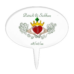 The Claddagh (Full Colour) Cake Topper