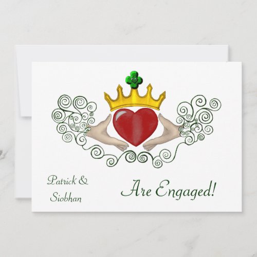 The Claddagh (Full Colour) Personalized Invitations