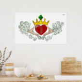 The Claddagh (Full Colour) Poster (Kitchen)
