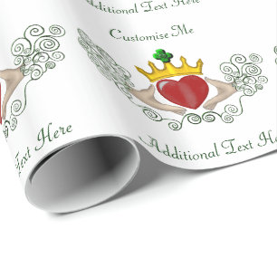 The Claddagh (Full Colour) Wrapping Paper