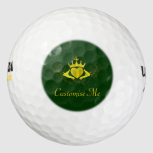 The Claddagh (Gold) Golf Balls
