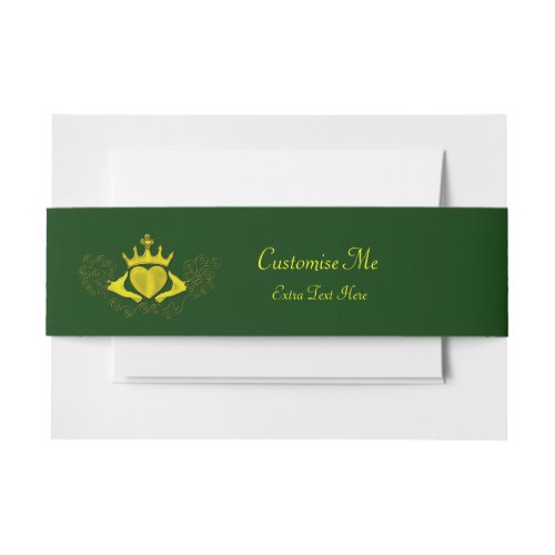 The Claddagh Gold Invitation Belly Band