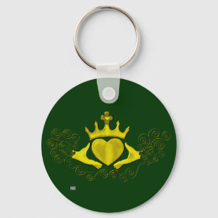 The Claddagh (Gold) Keychain