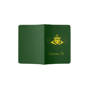 The Claddagh (Gold) Passport Holder