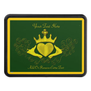 The Claddagh (Gold) Trailer Hitch Cover