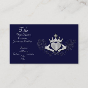 The Claddagh (Silver) Business Card