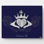 The Claddagh (Silver) Plaque