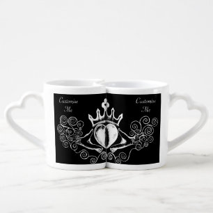 The Claddagh (White) Coffee Mug Set