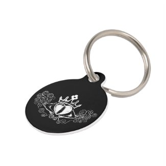 The Claddagh (White) Pet ID Tag