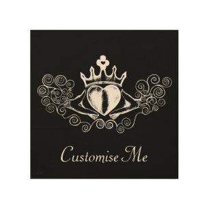 The Claddagh (White) Wood Wall Decor