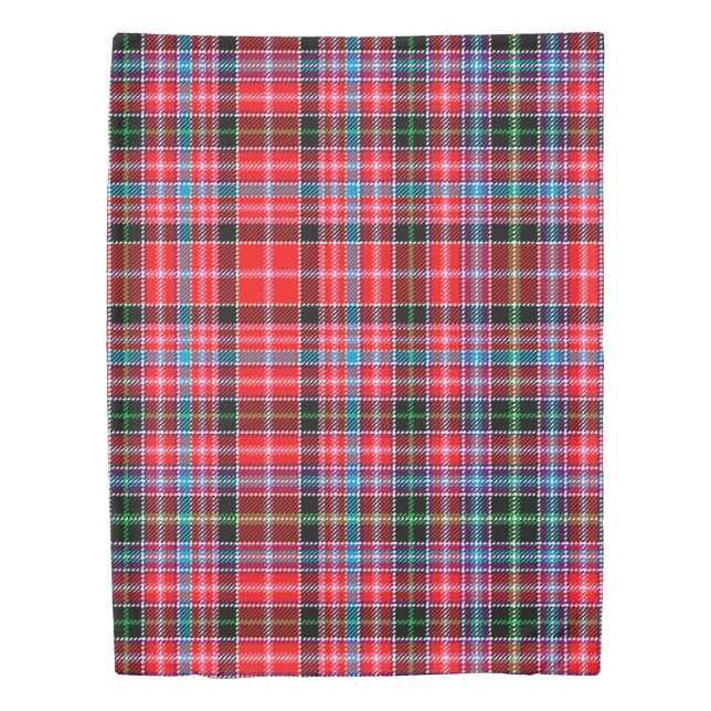 The Clan Aberdeen Tartan Plaid Pattern Duvet Cover (Front)