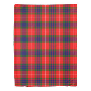 The Clan Abernethy Tartan Plaid Pattern Duvet Cover