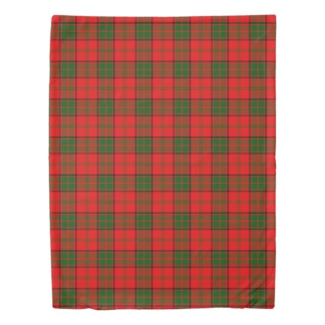 The Clan Adair Tartan Plaid Pattern Duvet Cover (Front)