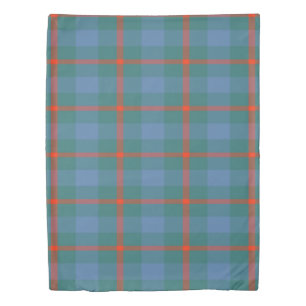 The Clan Agnew Ancient Tartan Plaid Pat Duvet Cover
