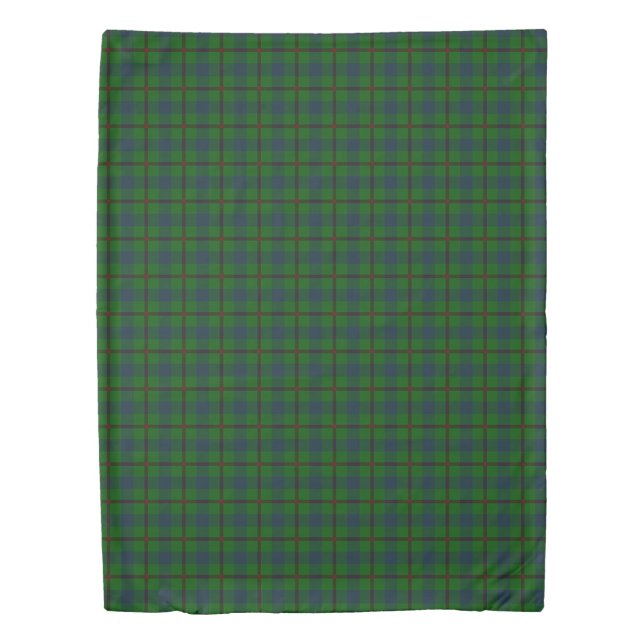 The Clan Agnew Hunting Tartan Plaid Pat Duvet Cover (Front)