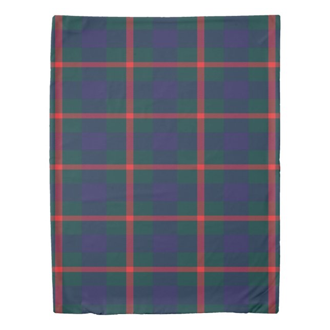 The Clan Agnew Tartan Plaid Pattern Duvet Cover (Front)