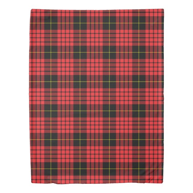 The Clan Aikenhead Tartan Plaid Pattern Duvet Cover (Front)
