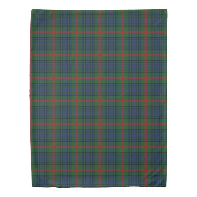 The Clan Aiton Tartan Plaid Pattern Duvet Cover (Front)