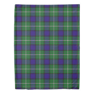 The Clan Alexander Tartan Plaid Pattern Duvet Cover