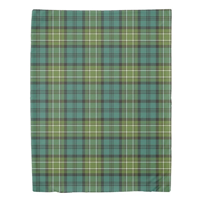 The Clan Allan Tartan Plaid Pattern Duvet Cover (Front)