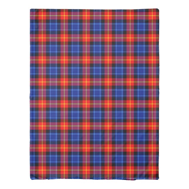 The Clan Anstruther Tartan Plaid Patter Duvet Cove (Back)