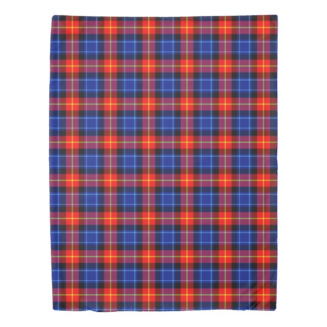 The Clan Anstruther Tartan Plaid Patter Duvet Cover (Front)