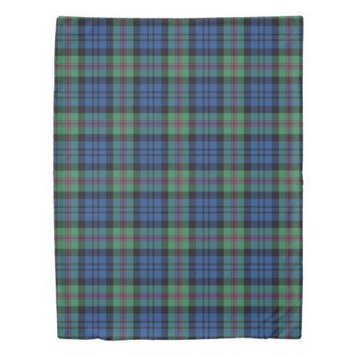 The Clan Baird Ancient Tartan Plaid Duvet Cover