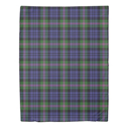 The Clan Baird Tartan Plaid Duvet Cover