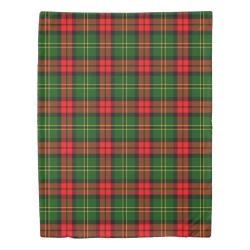 The Clan Blackstock Tartan Plaid Duvet Cover