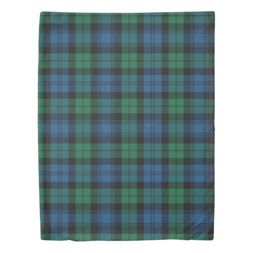 The Clan Blackwatch Ancient Tartan Plaid Duvet Cover