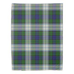 The Clan Blackwatch Modern Tartan Plaid Duvet Cover
