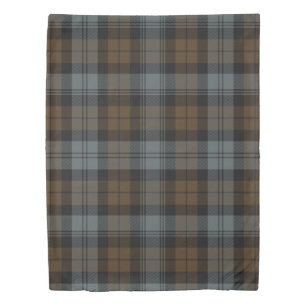 The Clan BlackWatch Weathered Tartan Plaid Duvet Cover