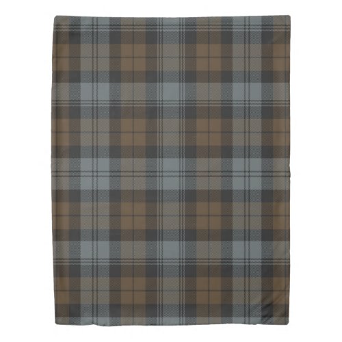 The Clan BlackWatch Weathered Tartan Plaid Duvet Cover