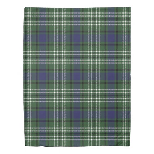 The Clan Blyth Tweeside Tartan Plaid Duvet Cover