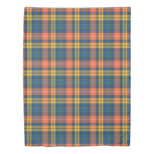 The Clan Buchanan Ancient Tartan Plaid Duvet Cover