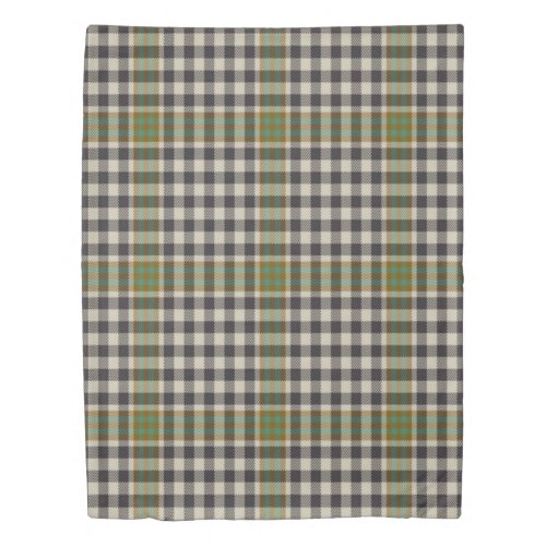 The Clan Burns Tartan Plaid Duvet Cover