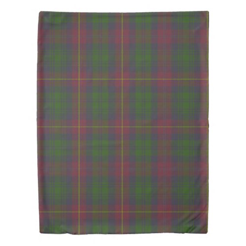 The Clan Cairns Hunting Tartan Plaid Duvet Cover