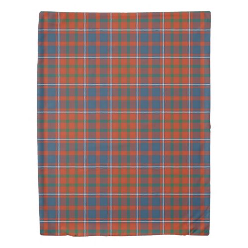 The Clan Cameron Of Lochiel Ancient Tartan Plaid Duvet Cover