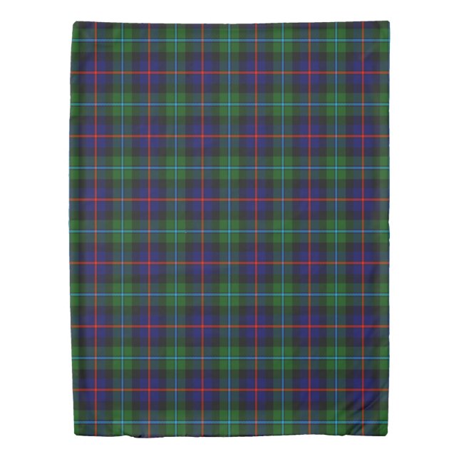 The Clan Campbell Argyll Ancient Tartan Plaid Duvet Cover (Front)
