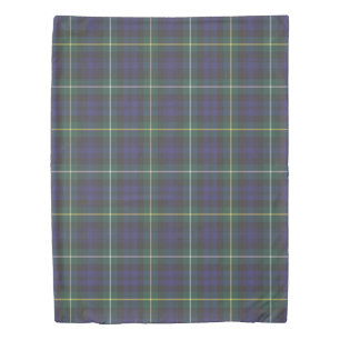 The Clan Campbell Argyll Modern Tartan Plaid Duvet Cover