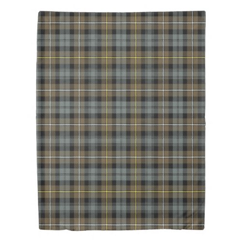 The Clan Campbell Argyll Weathered Tartan Plaid Duvet Cover