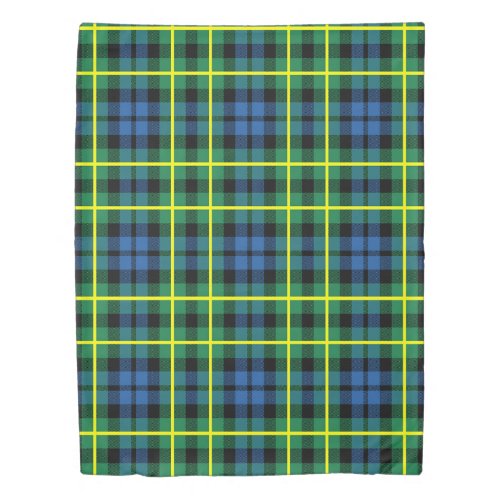 The Clan Campbell Of Breadalbane Ancient Tartan Duvet Cover