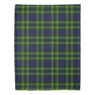 The Clan Campbell Of Breadalbane Modern Tartan Duvet Cover