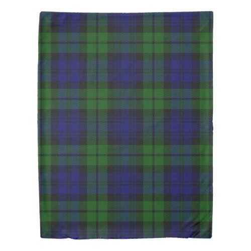 The Clan Campbell Tartan Plaid Duvet Cover