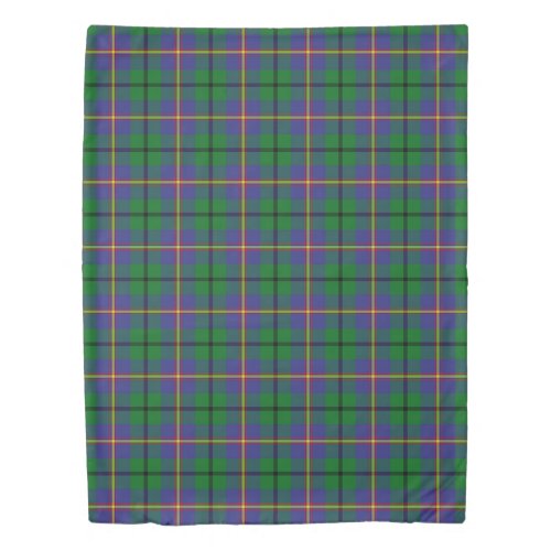 The Clan Carmichael Tartan Plaid Duvet Cover