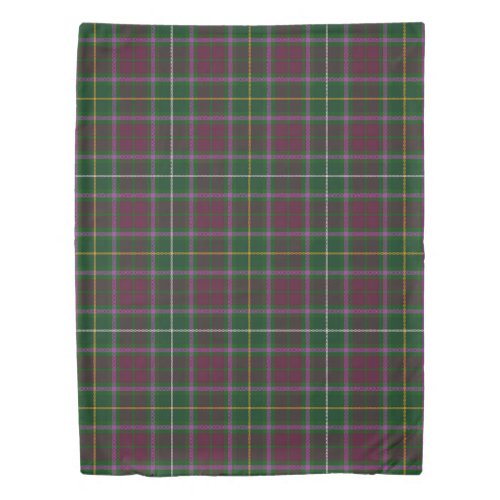 The Clan Carruthers Tartan Plaid Duvet Cover