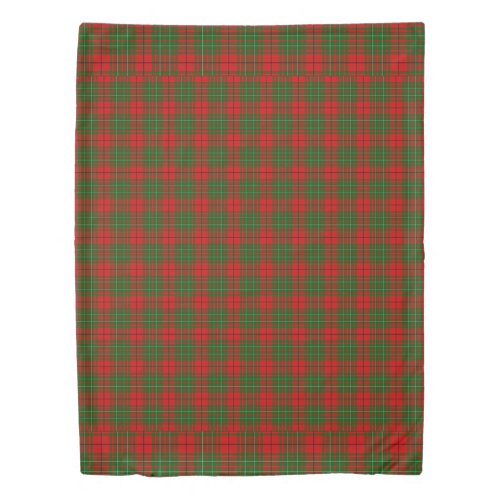 The Clan Cheyne Tartan Plaid Duvet Cover